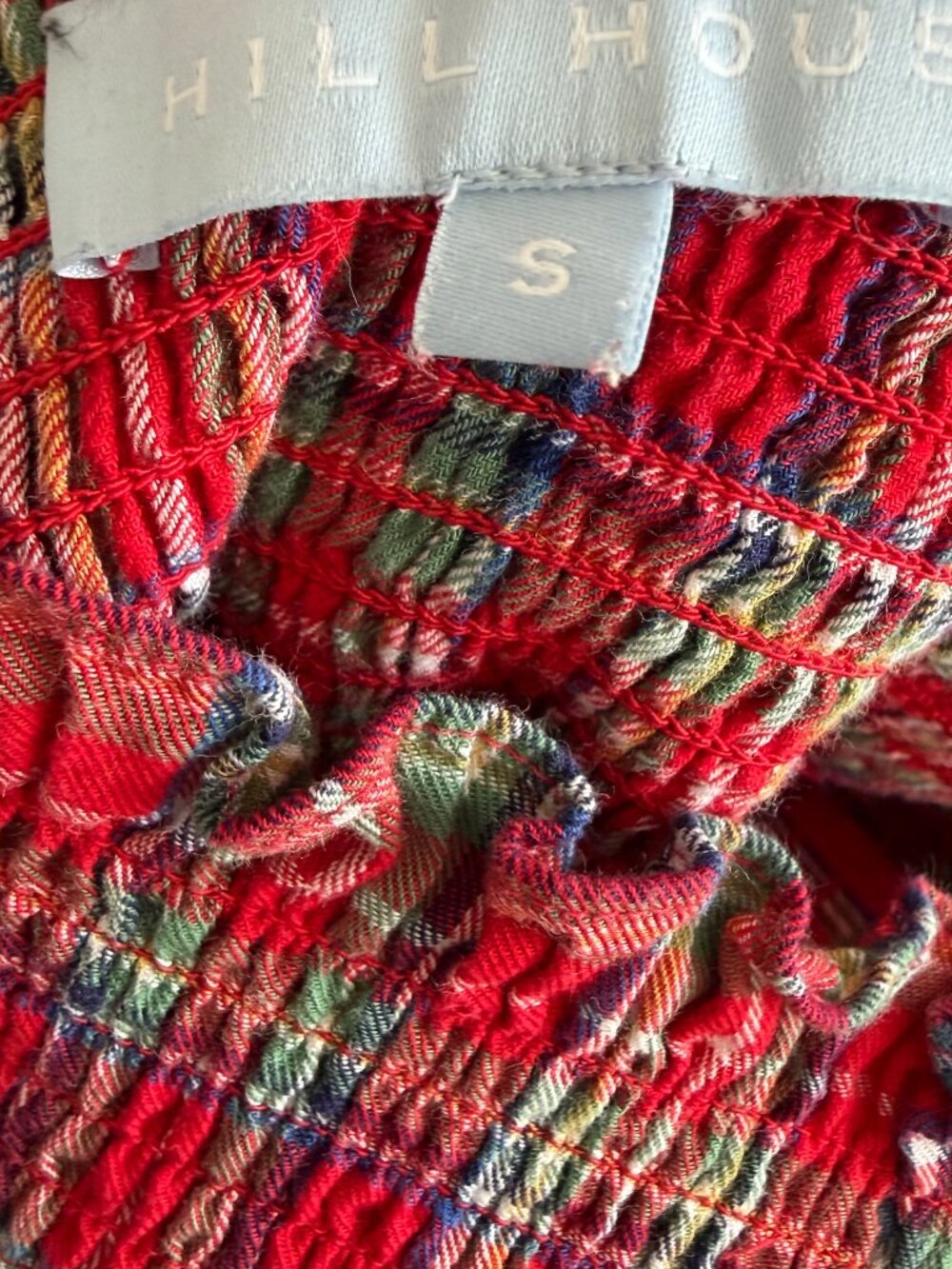 Hill House Home Nesli Nap Dress in Red Tartan - Picture 4 of 4